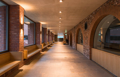 our latest contract for lime plastering in reading at the local art gallery
